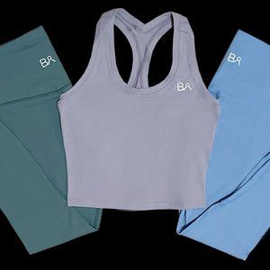 Fitted Crop Top - Lavender